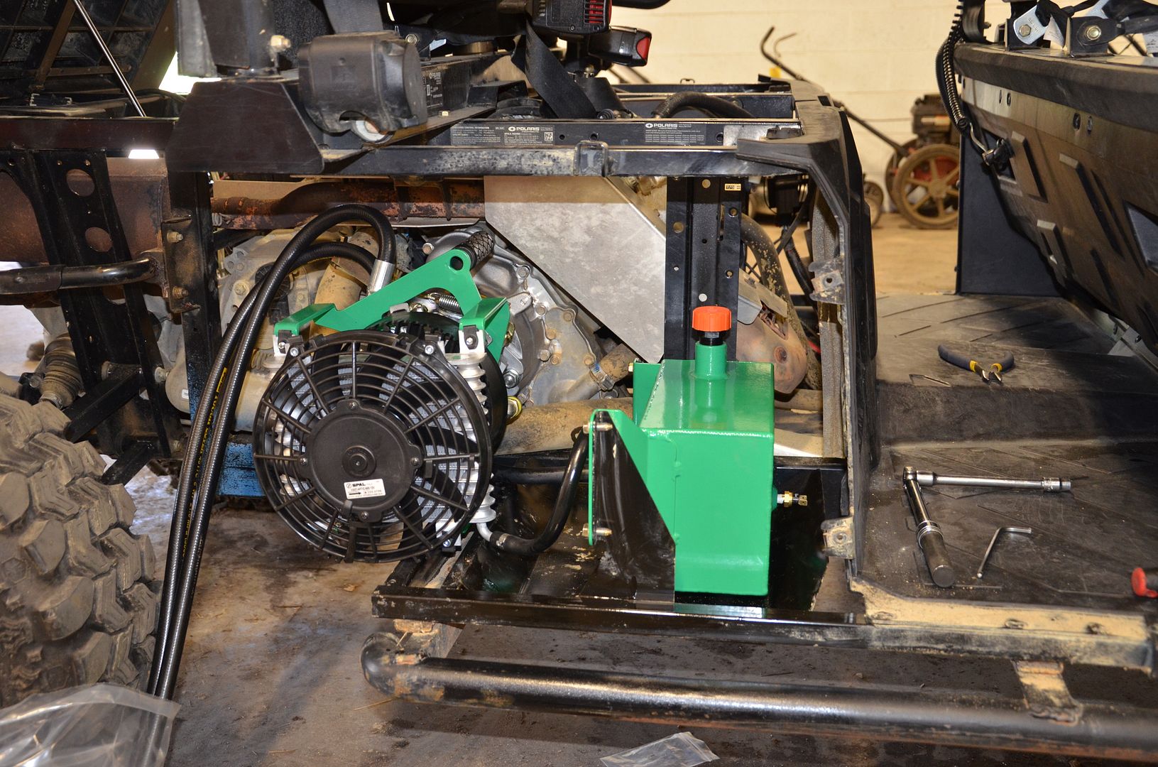 Proman PTO Installed on Ranger Crew Side X Side World Forums